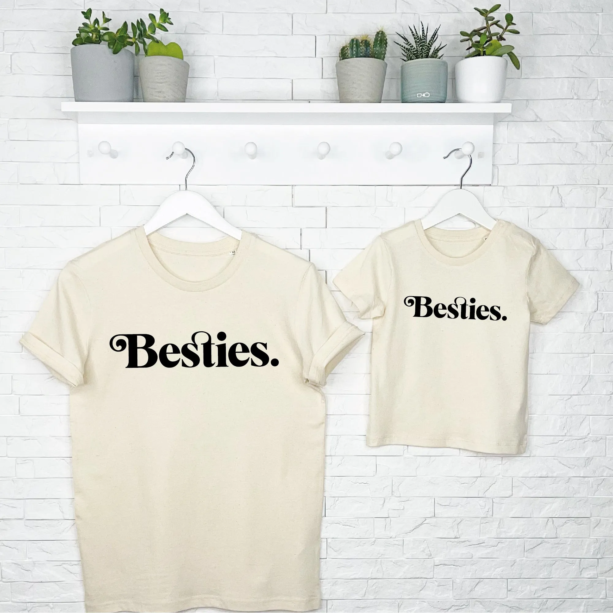 Mother And Child Besties T Shirt Set