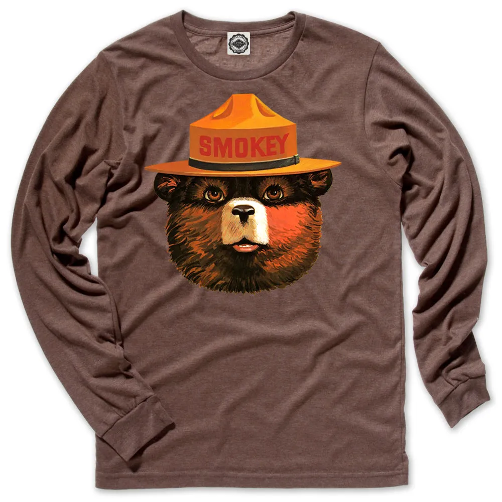 Multicolor Smokey Bear Men's Long Sleeve Tee