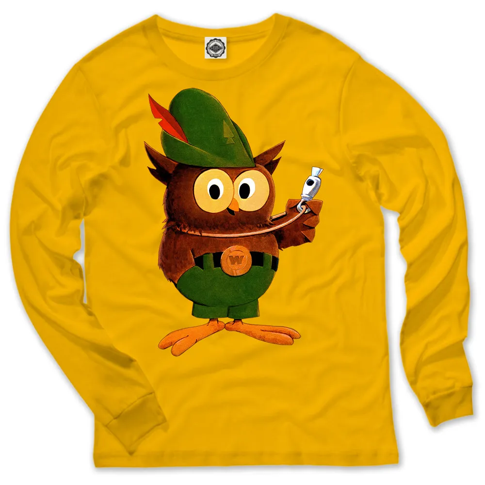 Multicolor Woodsy Owl Men's Long Sleeve Tee