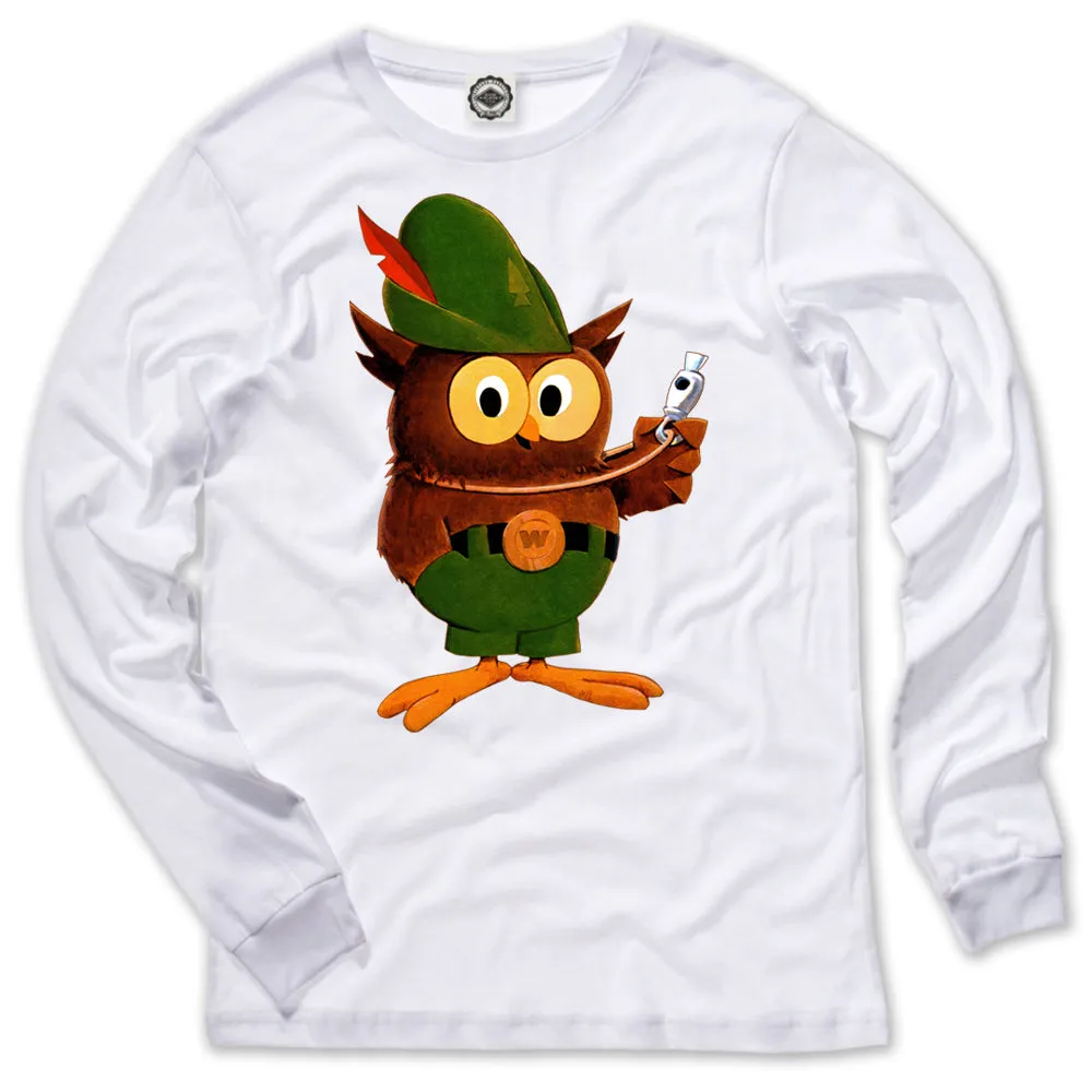 Multicolor Woodsy Owl Men's Long Sleeve Tee