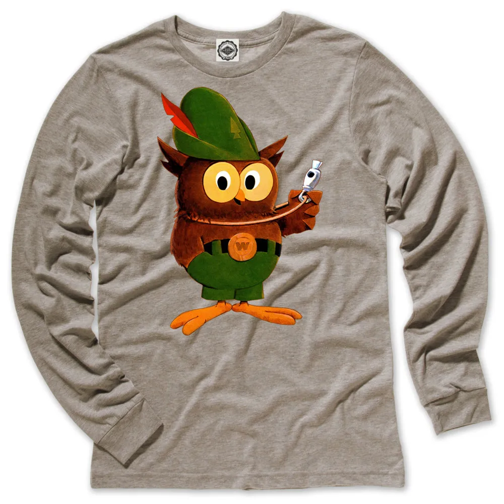 Multicolor Woodsy Owl Men's Long Sleeve Tee