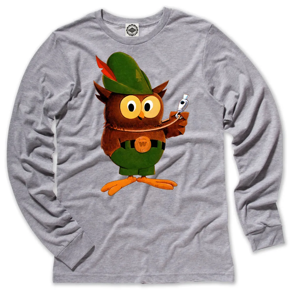 Multicolor Woodsy Owl Men's Long Sleeve Tee