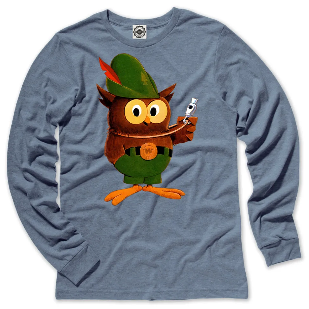 Multicolor Woodsy Owl Men's Long Sleeve Tee