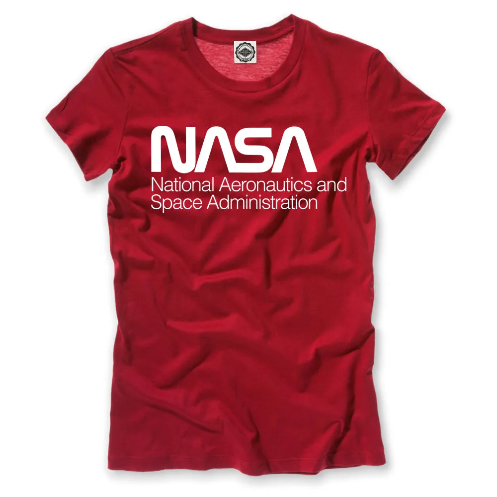 NASA (National Aeronautics And Space Administration) Logo Women's Tee
