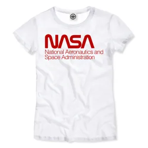 NASA (National Aeronautics And Space Administration) Logo Women's Tee