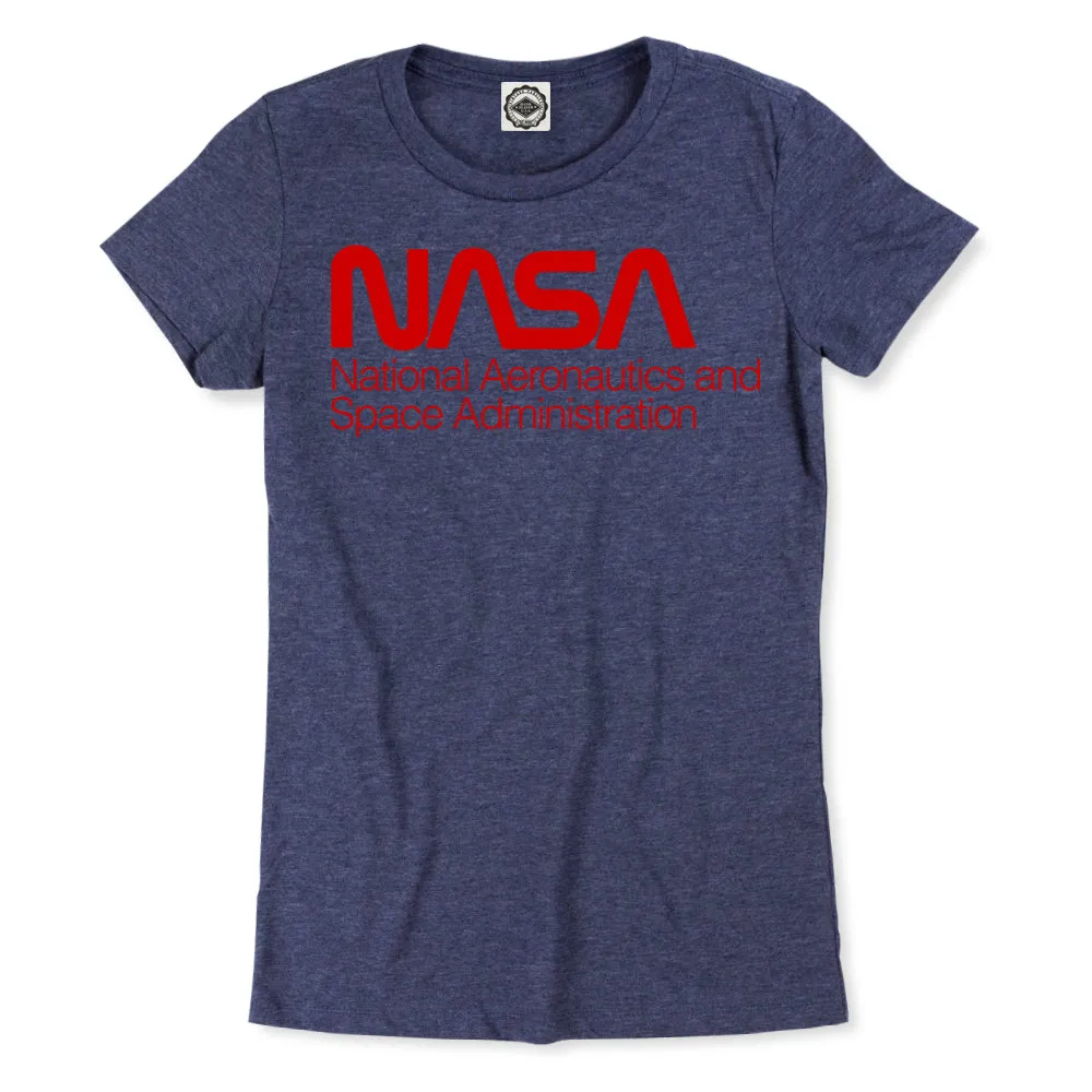 NASA (National Aeronautics And Space Administration) Logo Women's Tee