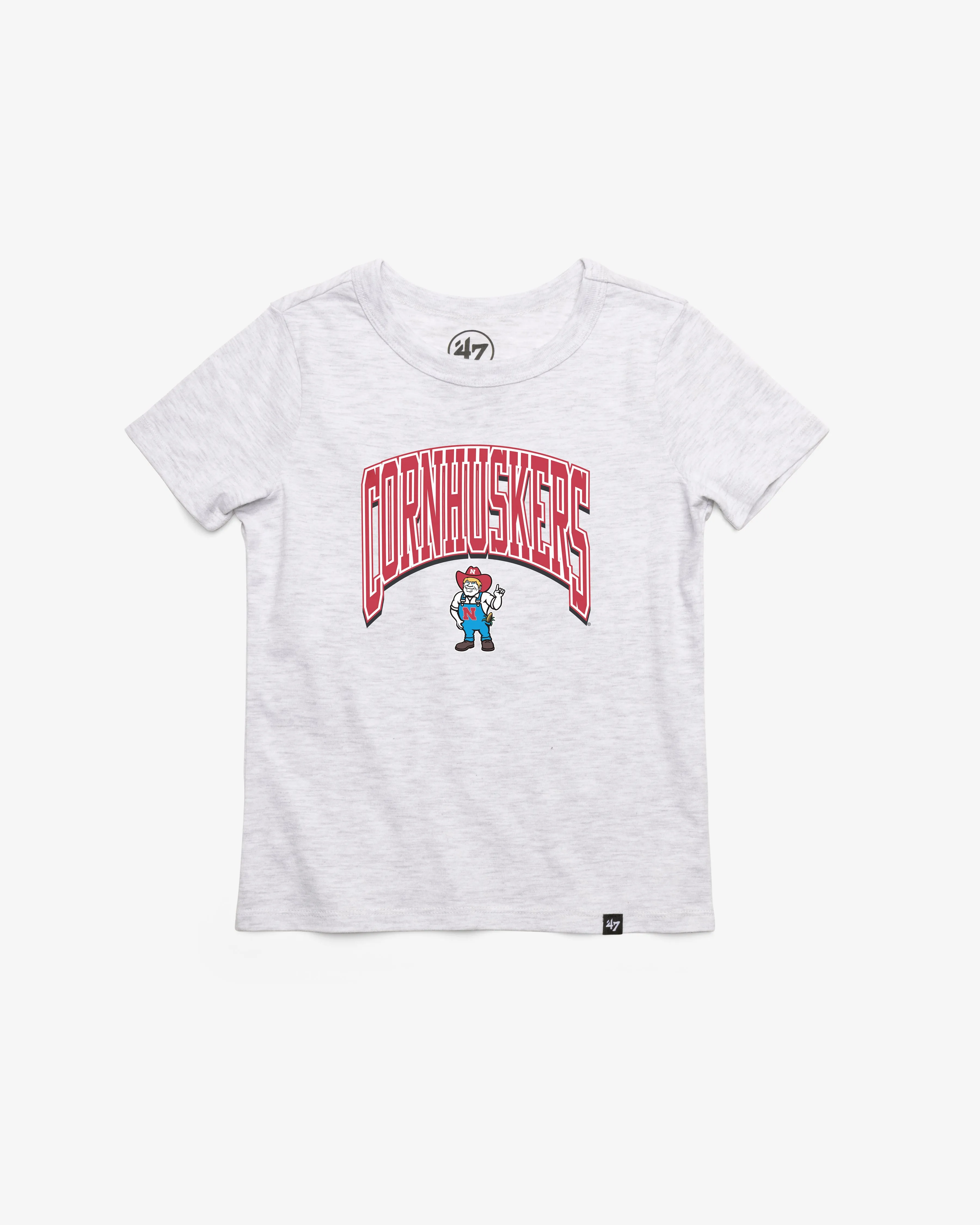 NEBRASKA CORNHUSKERS WALK TALL '47 FRANKLIN TEE KIDS