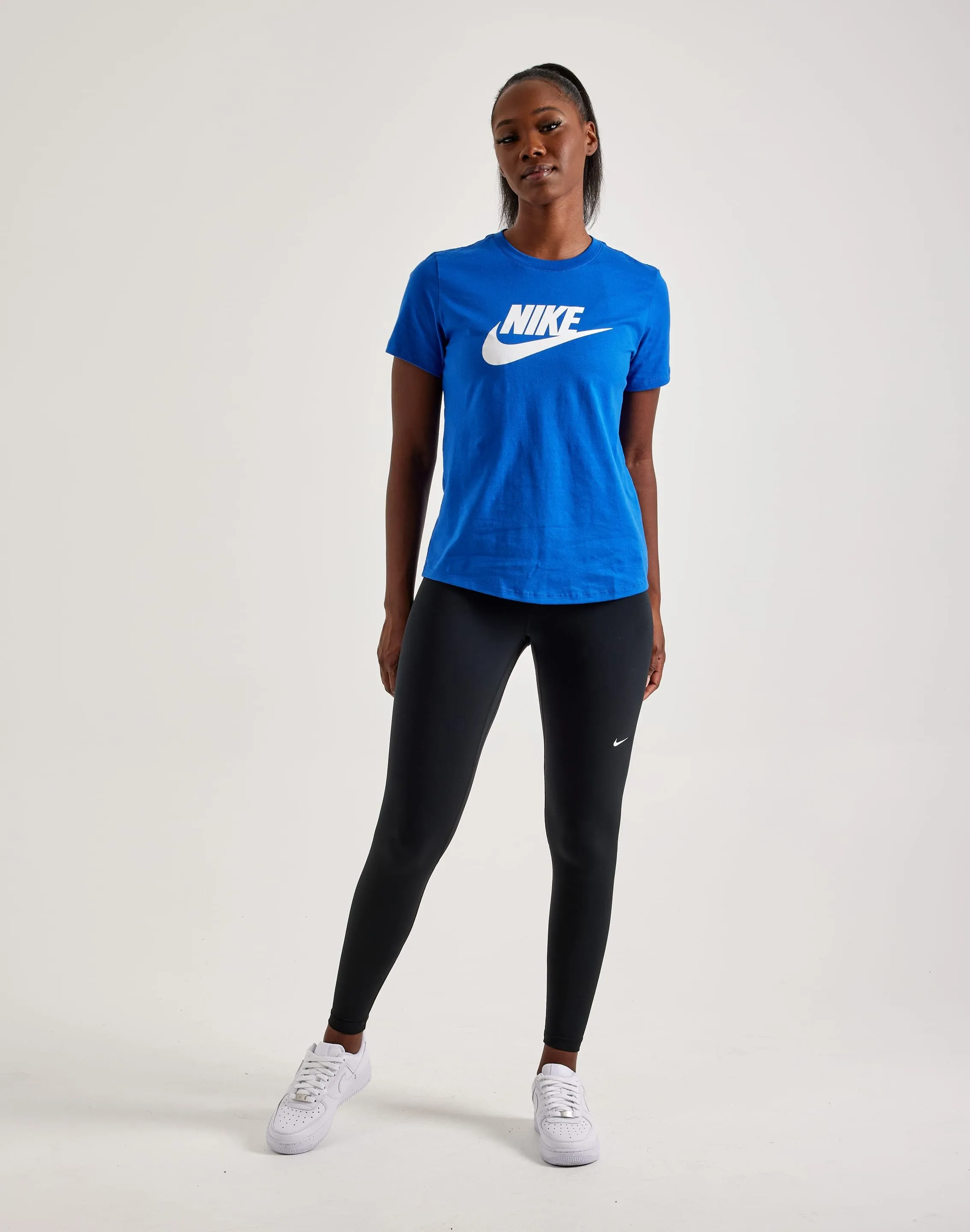 Nike Pro Mid-Rise Mesh-Paneled Leggings