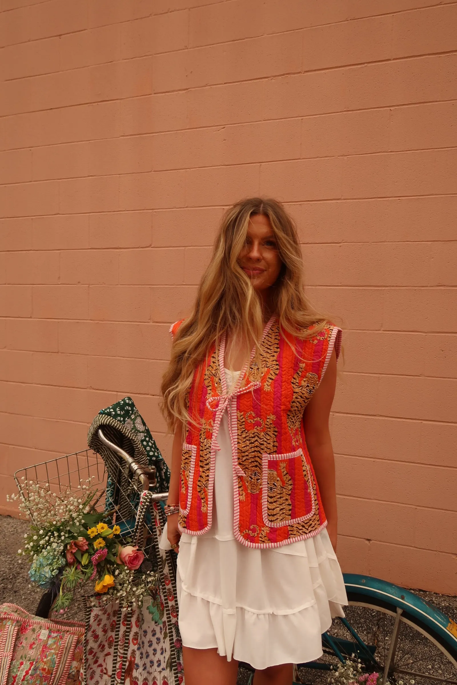 Nova Quilted Bow Vest