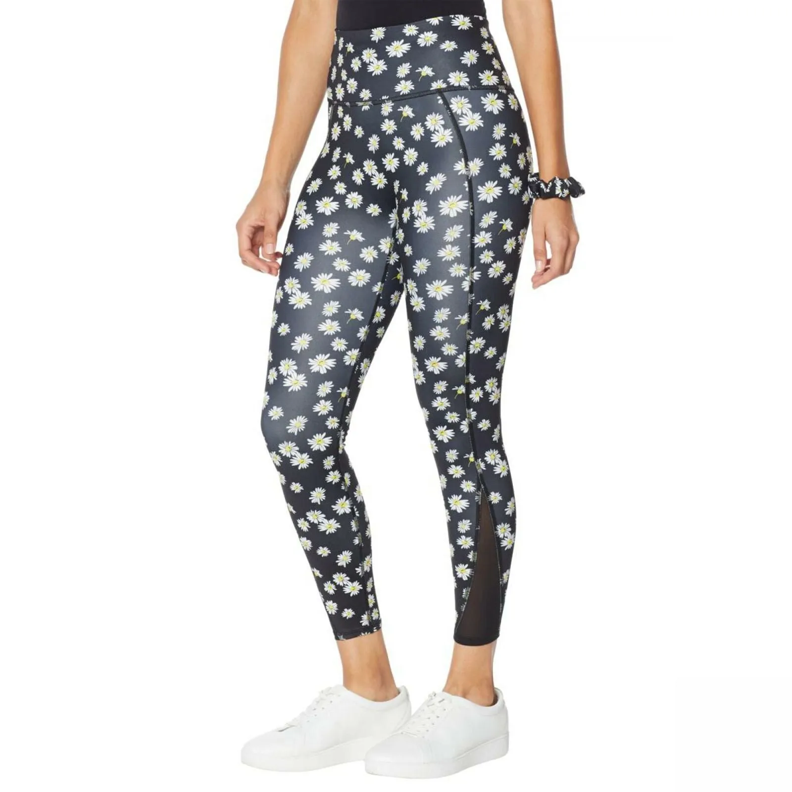 NWT WVVY Women's Power Seamed 7/8 Legging With Scrunchie. 698670 Small Large