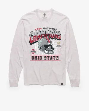 OHIO STATE BUCKEYES 2024 CFP NATIONAL CHAMPIONS '47 FRANKLIN LONG SLEEVE TEE