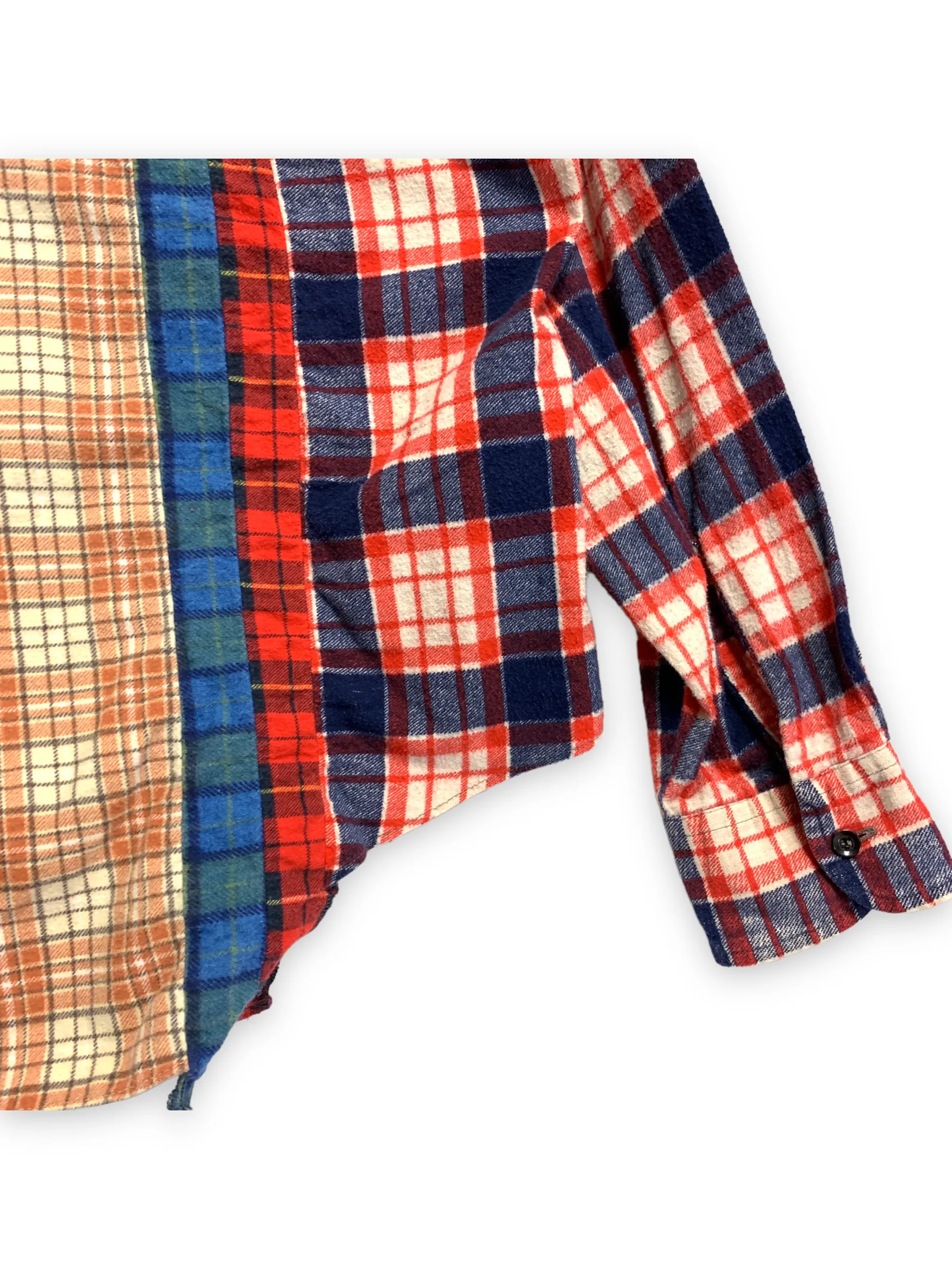 [OS] Needles Rebuild 7 Cut Oversized Flannel Shirt