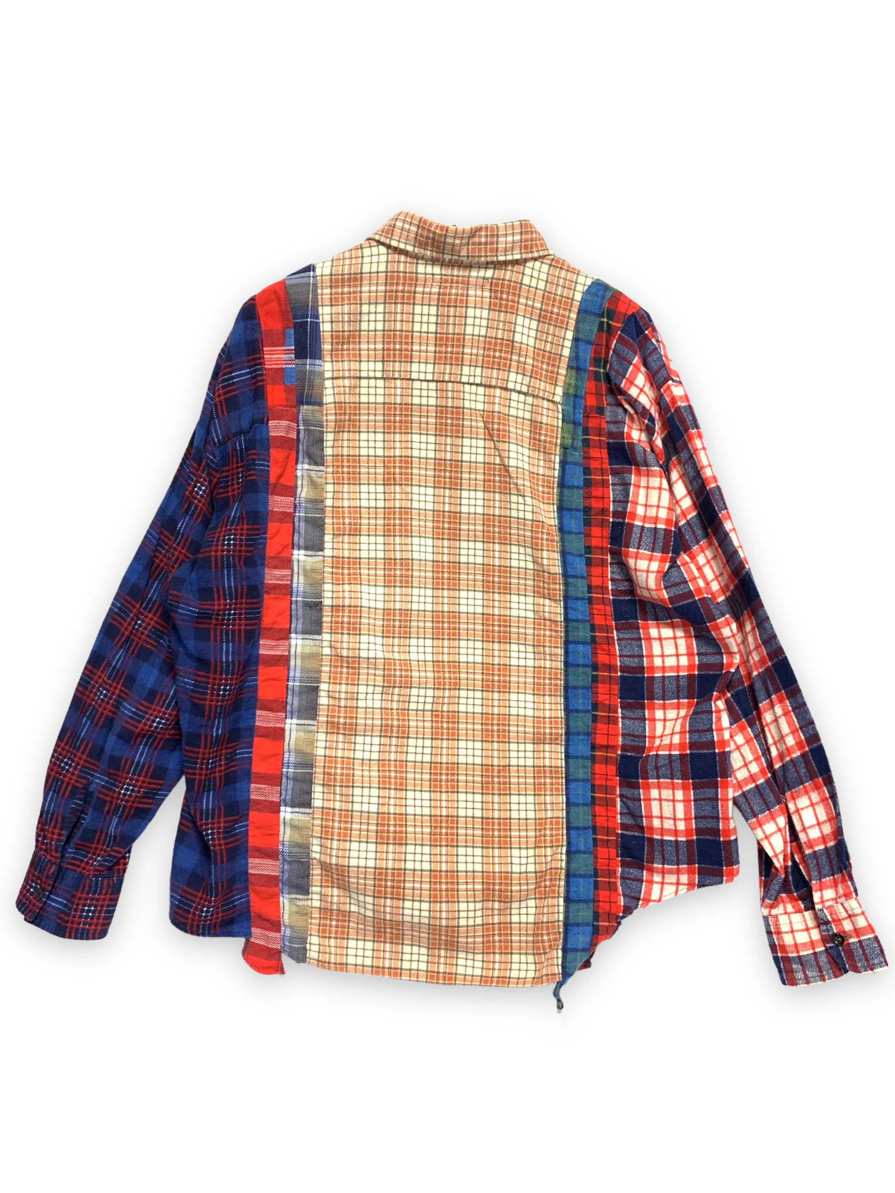 [OS] Needles Rebuild 7 Cut Oversized Flannel Shirt