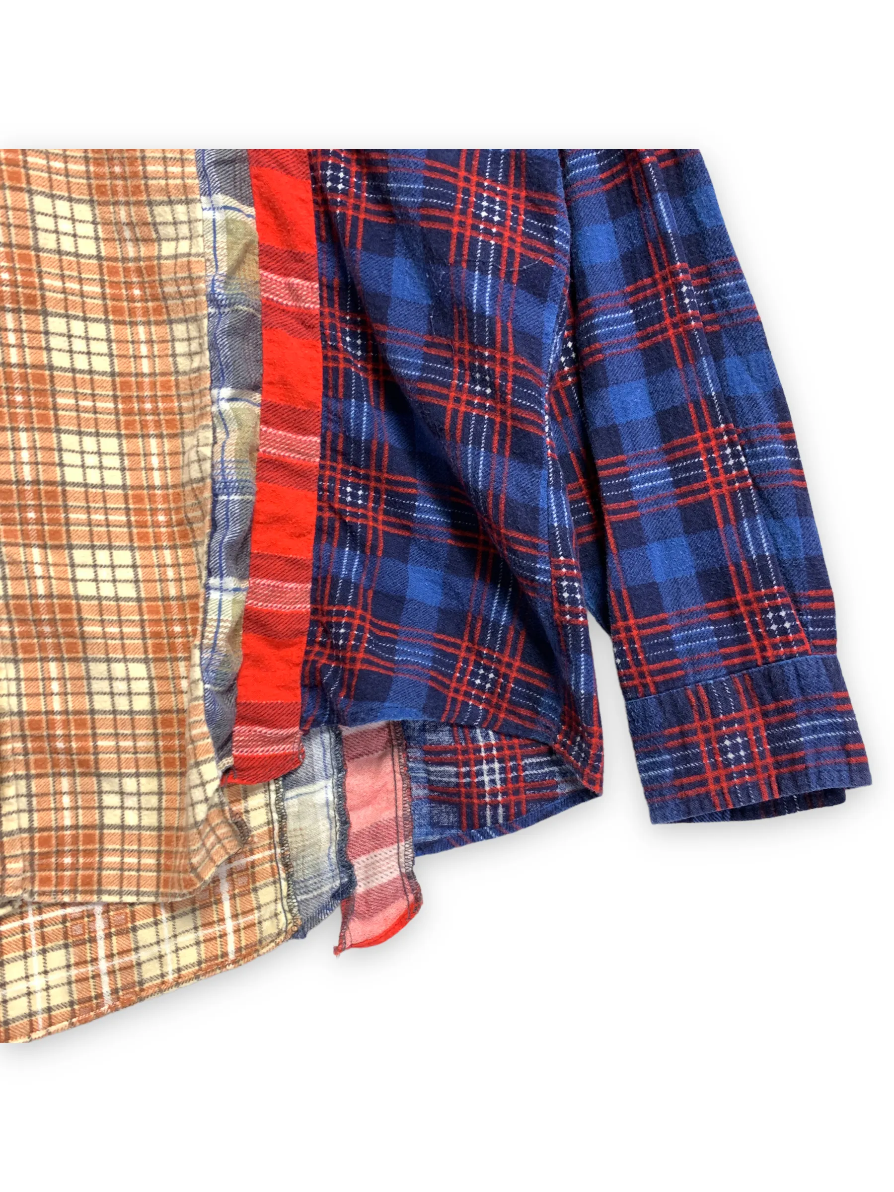 [OS] Needles Rebuild 7 Cut Oversized Flannel Shirt
