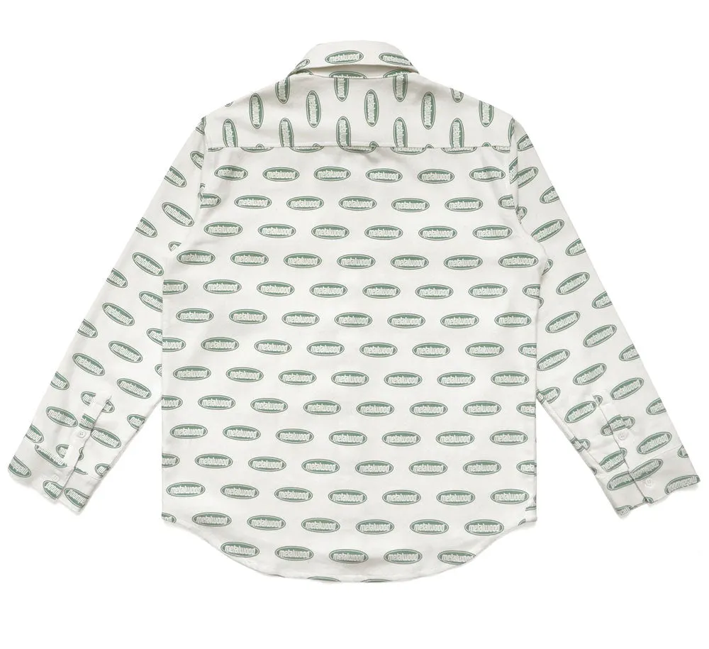 OVAL LOGO FLANNEL OVERSHIRT
