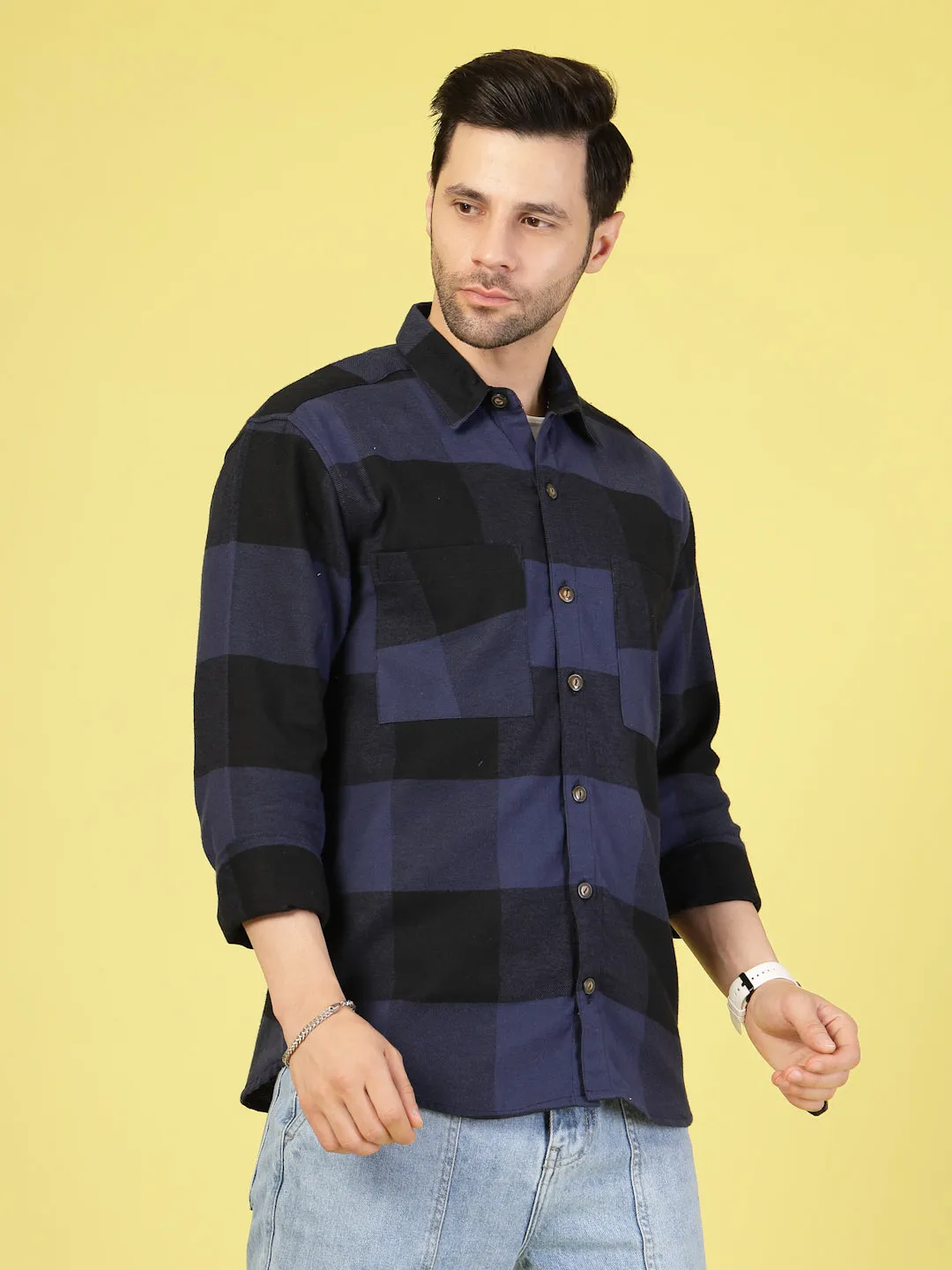 Oversized Checked Flannel Shacket