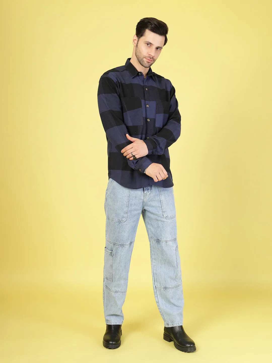 Oversized Checked Flannel Shacket