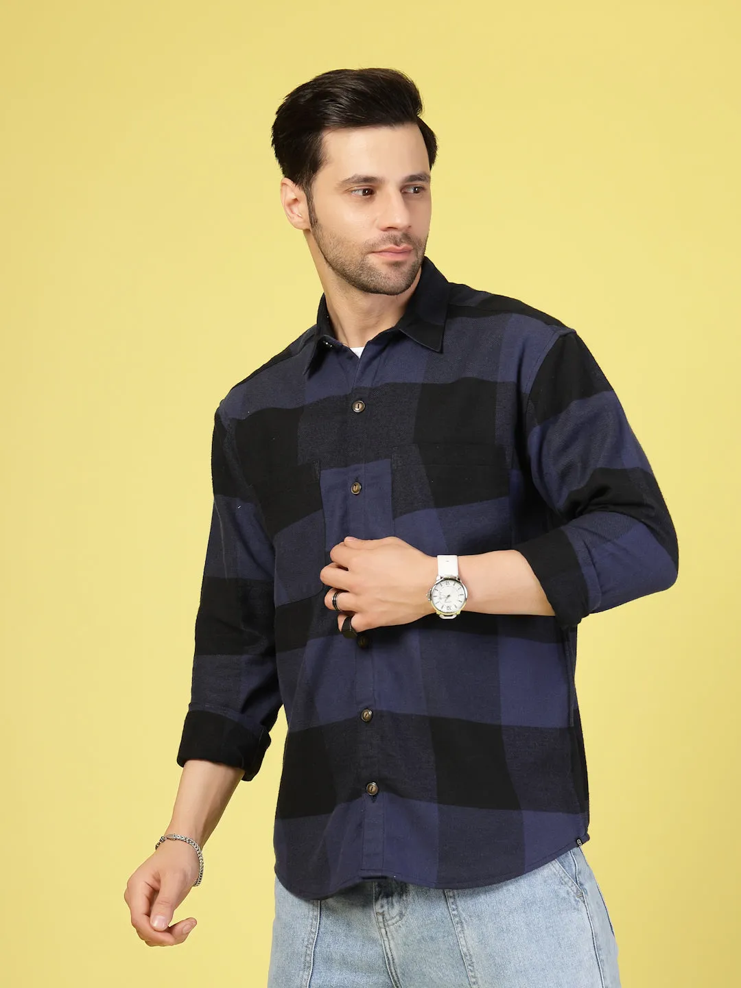 Oversized Checked Flannel Shacket