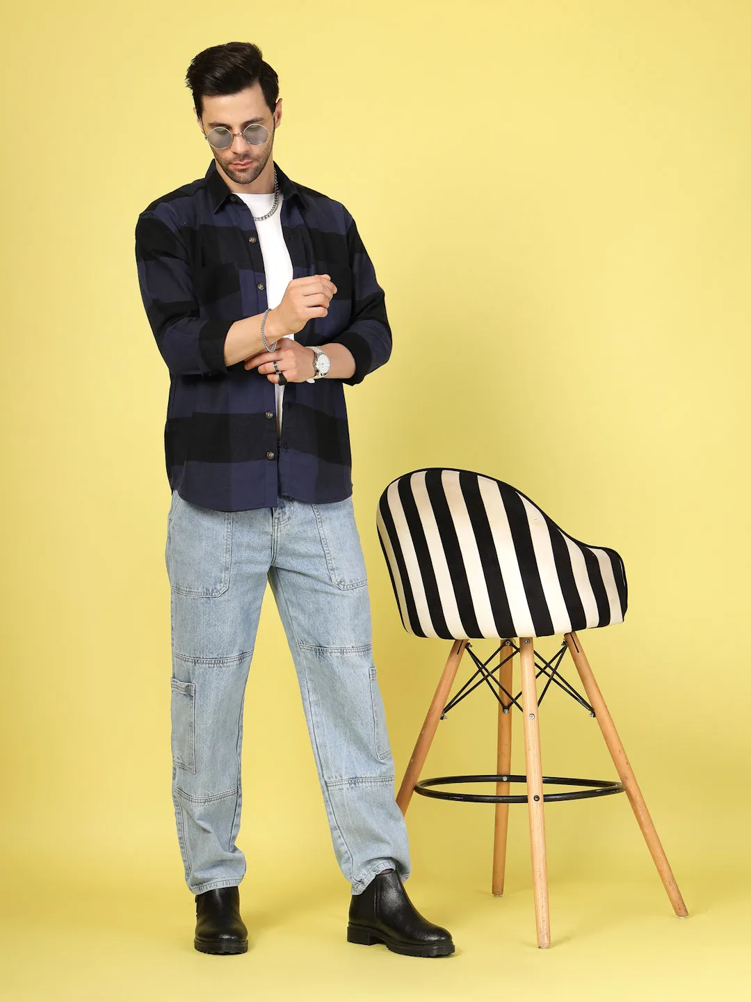 Oversized Checked Flannel Shacket