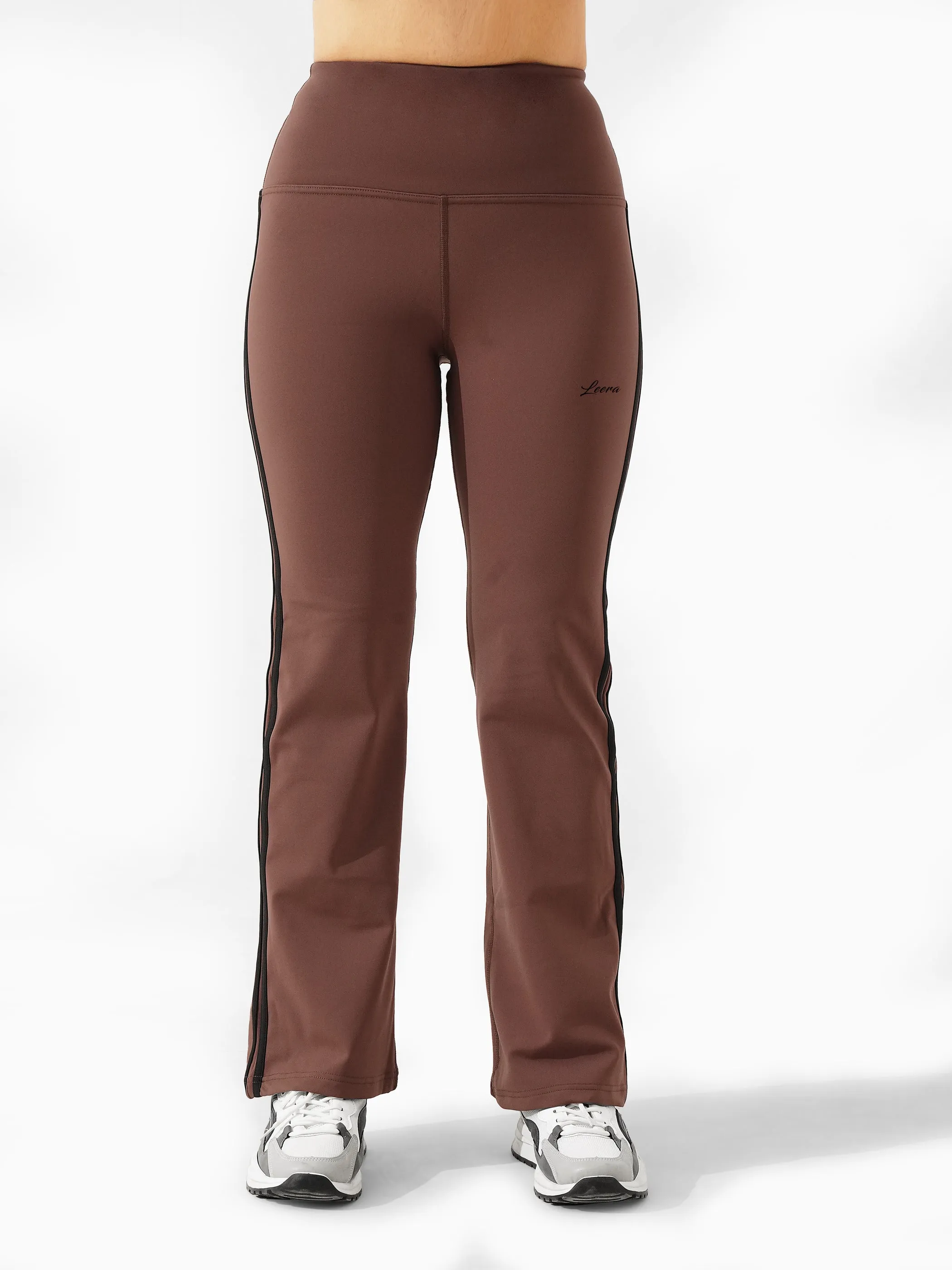 Parallel Rubex Winter Warm Flare Legging in Brown