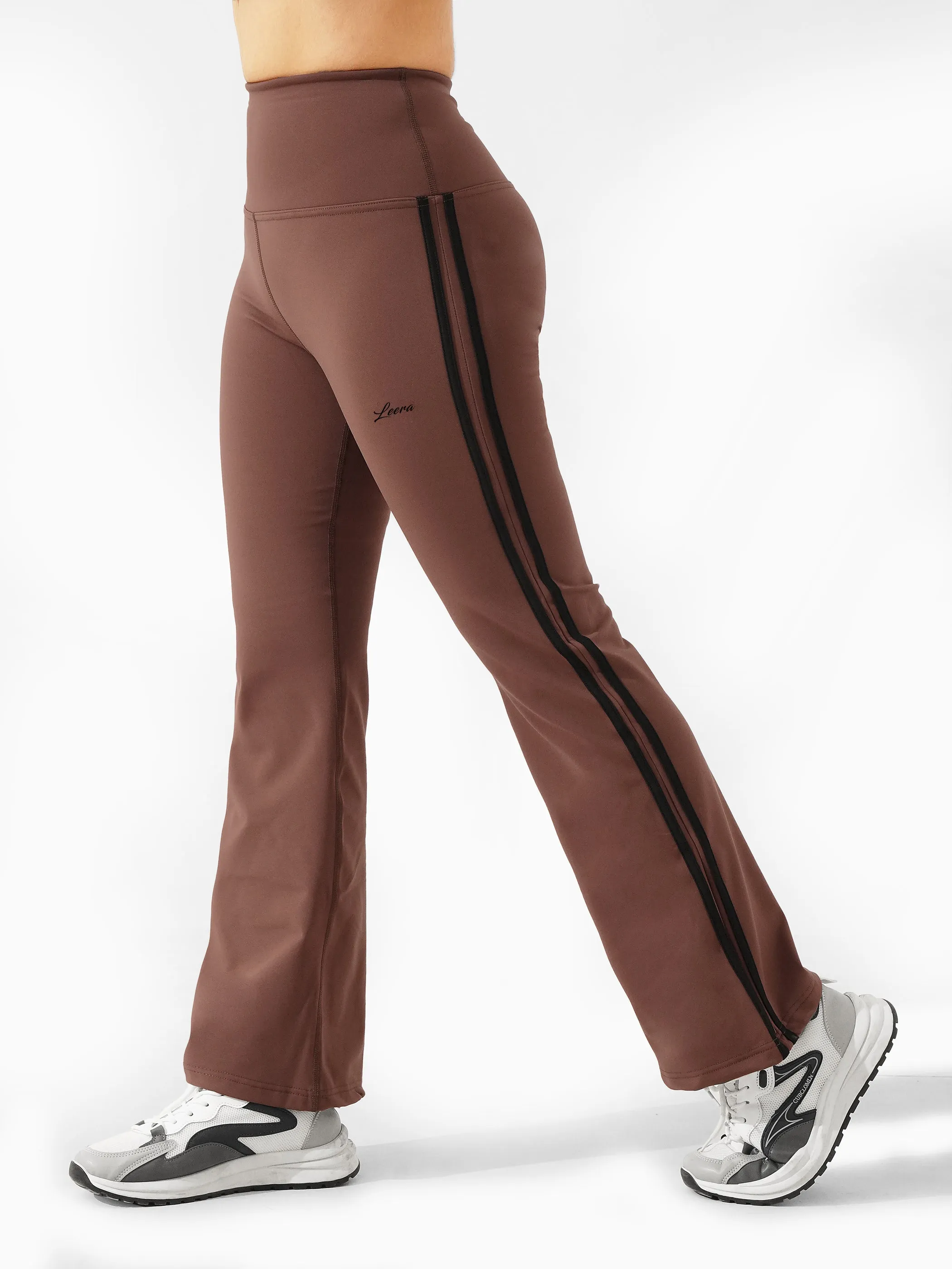 Parallel Rubex Winter Warm Flare Legging in Brown