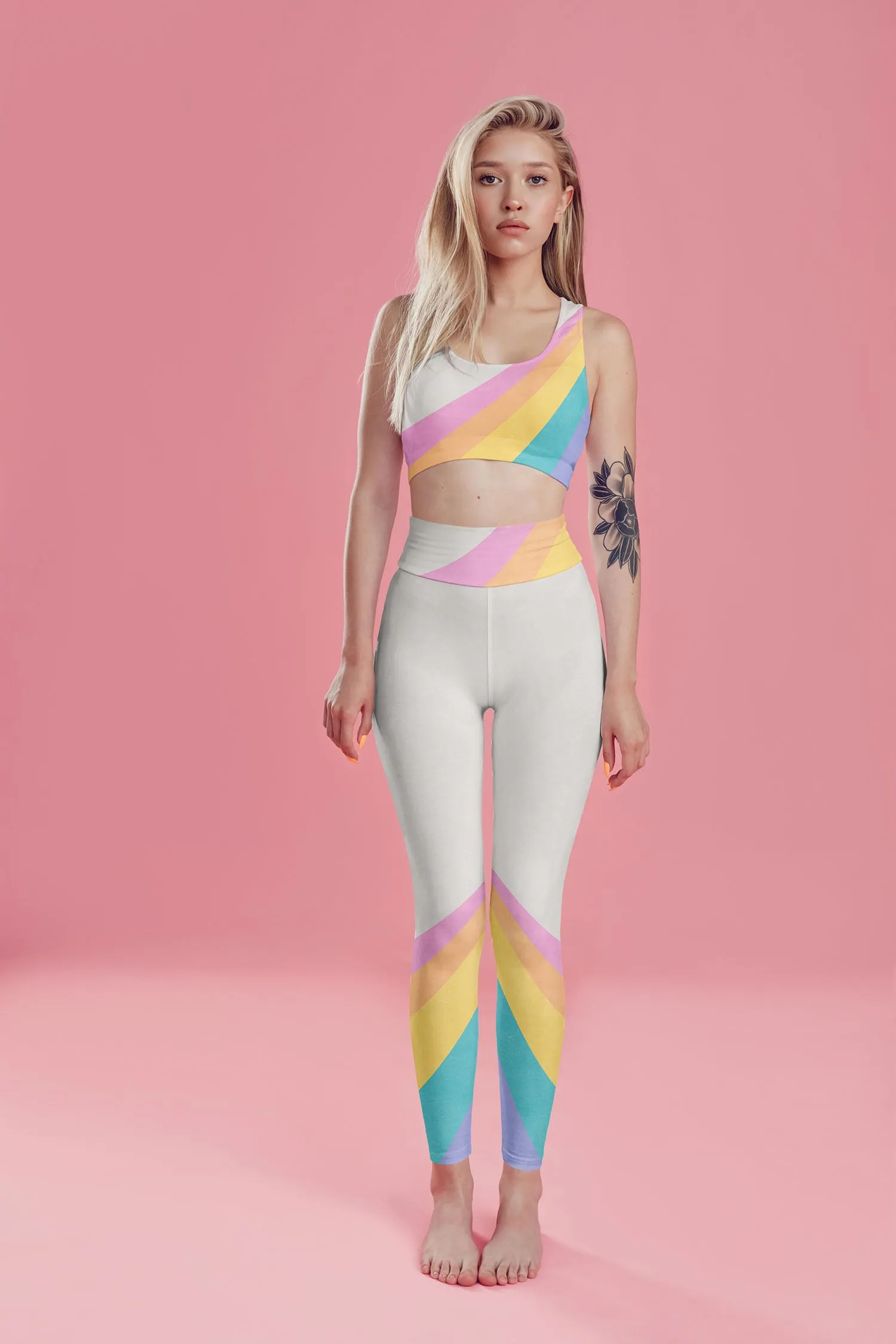 Pastel Rainbow Color Block