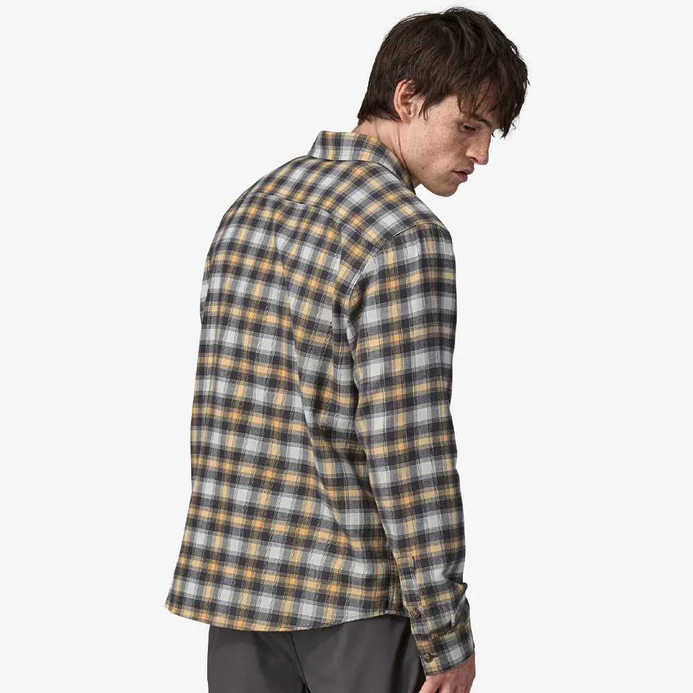 Patagonia LW Fjord Flannel LS Shirt - Beach Day: Sandy Melon