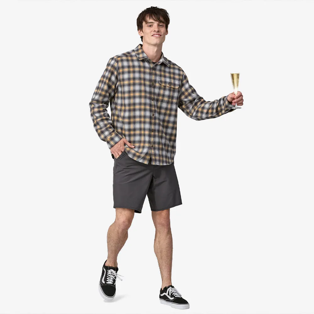 Patagonia LW Fjord Flannel LS Shirt - Beach Day: Sandy Melon