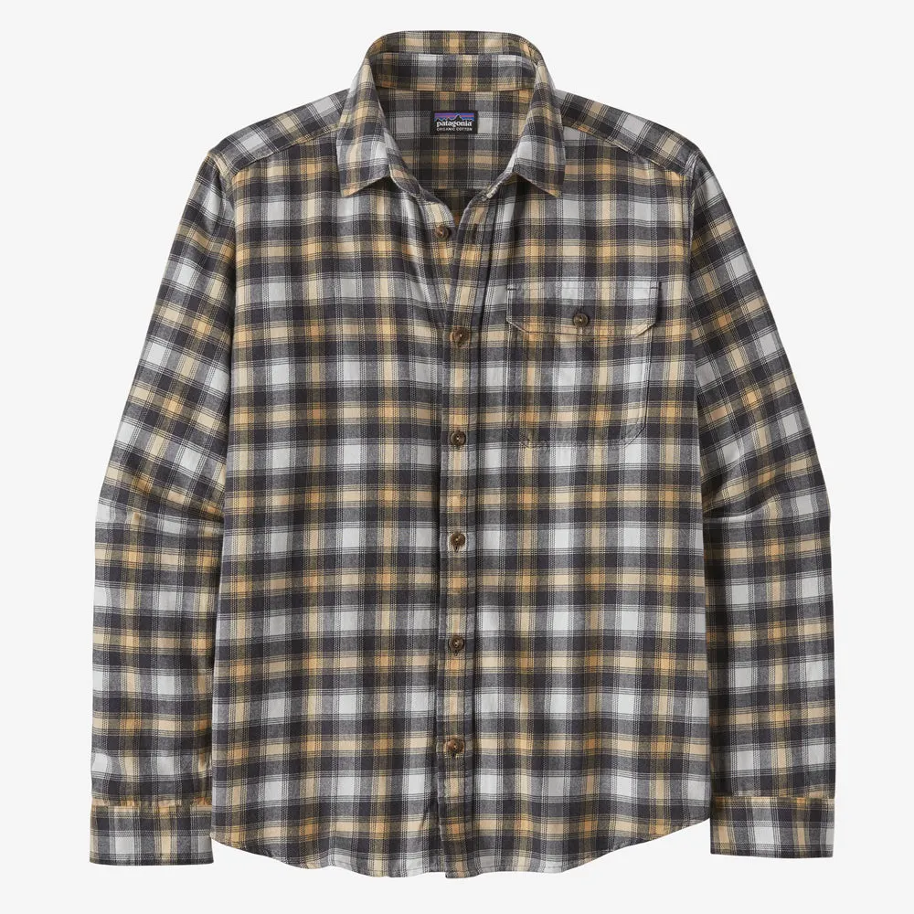 Patagonia LW Fjord Flannel LS Shirt - Beach Day: Sandy Melon