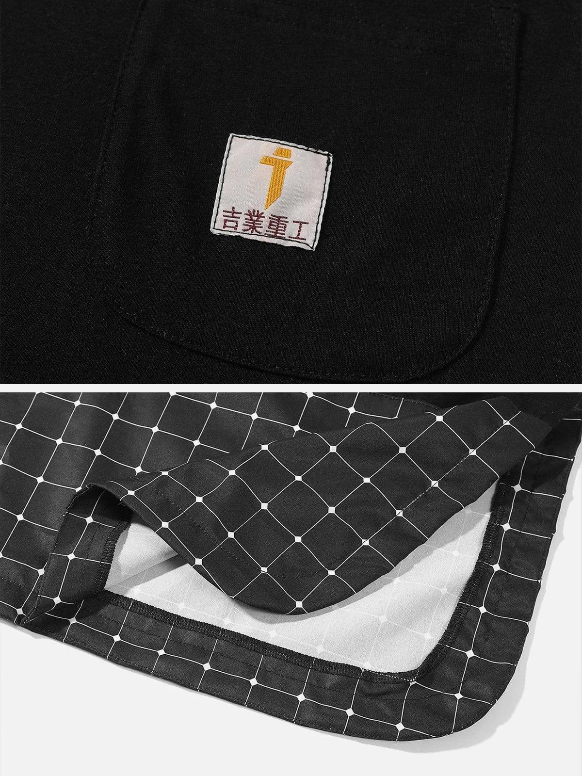Patchwork Bottom Plaid Vest