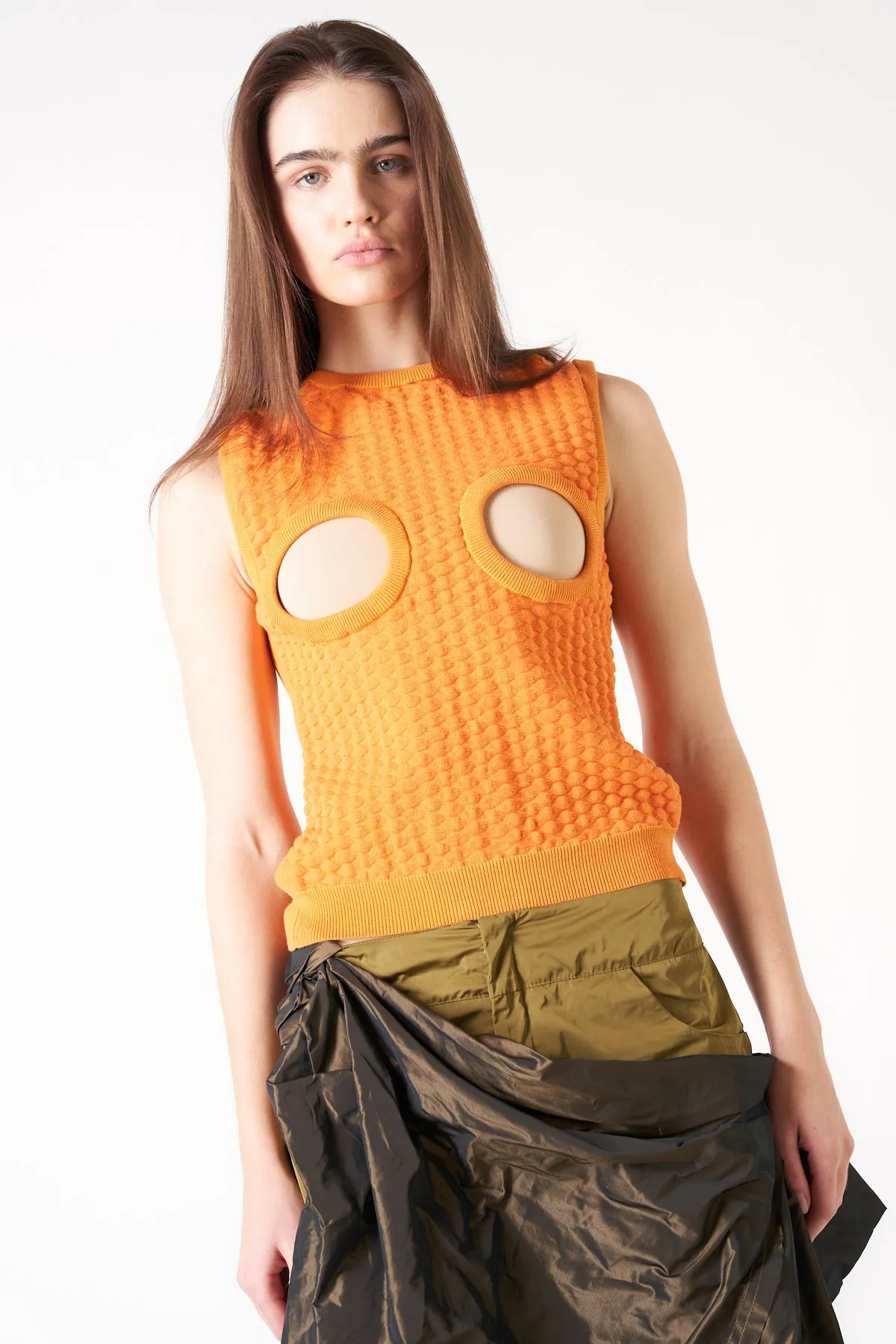 PAULA CANOVAS DEL VAS | KNIT BUBBLE VEST