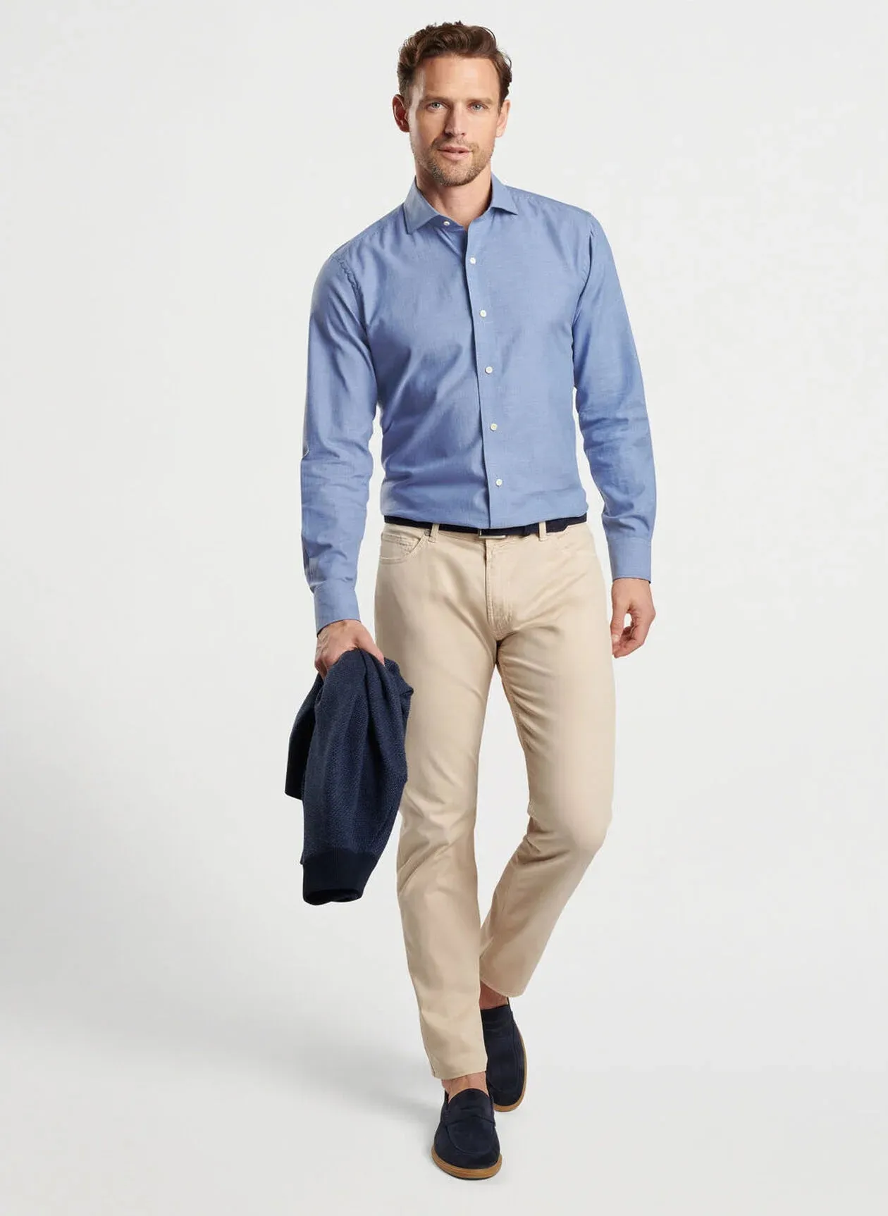Peter Millar Cumbria Fleece Finish Sport Shirt