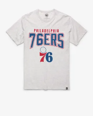 PHILADELPHIA 76ERS TEAM ELEMENTS ARCH '47 FRANKLIN TEE