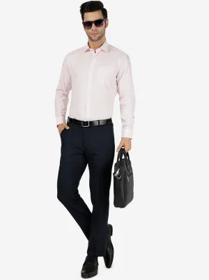 Pink Checked Regular Fit Formal Shirt | JadeBlue
