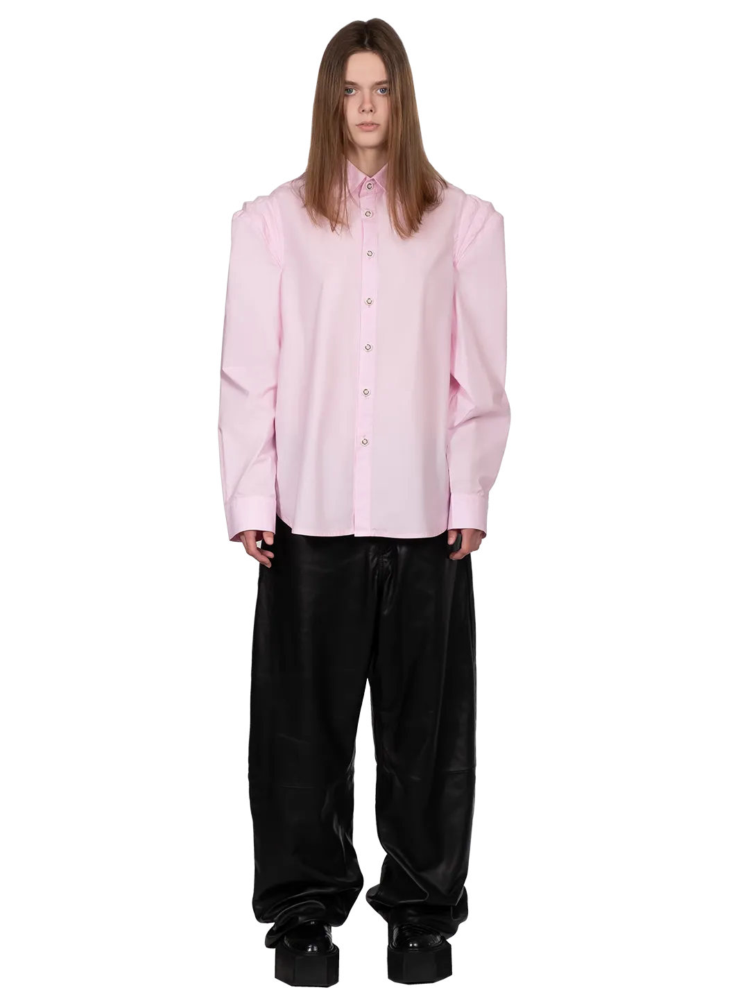 Pleated Shoulders Shirt