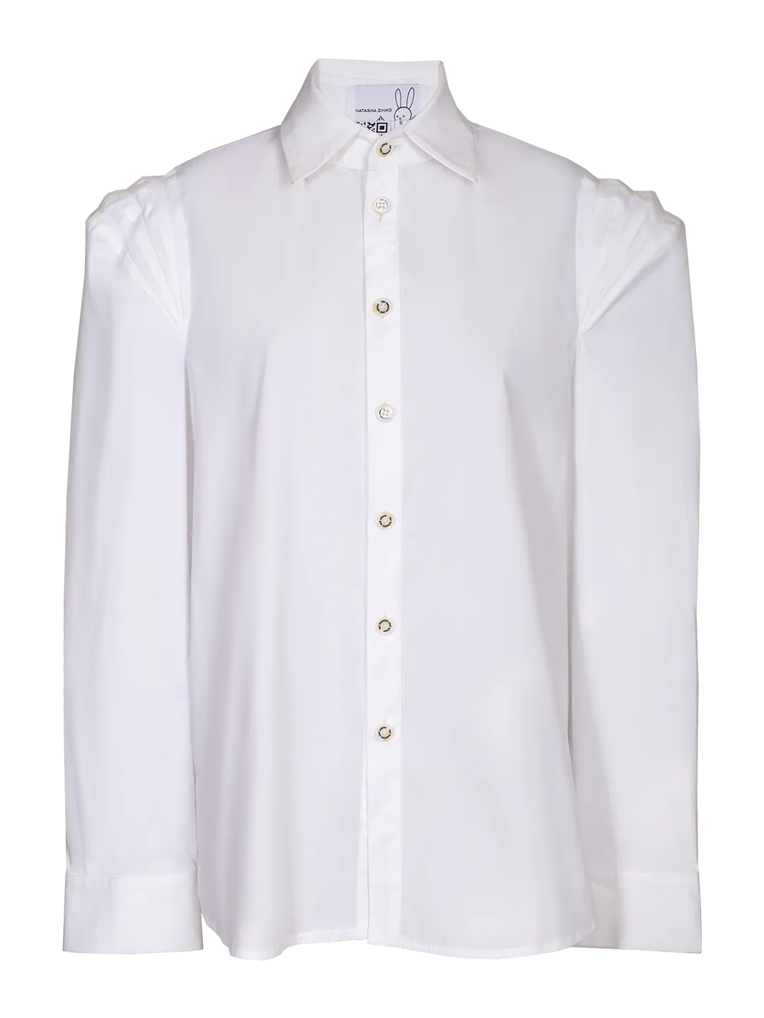 Pleated Shoulders Shirt