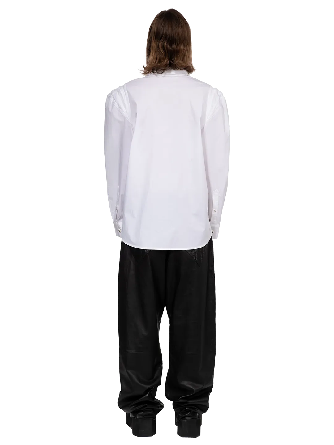 Pleated Shoulders Shirt