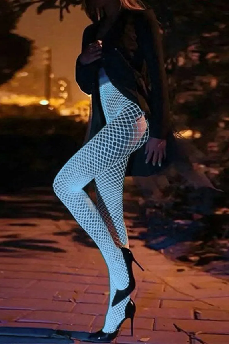 PM0402 Luminous Fishnet Tights
