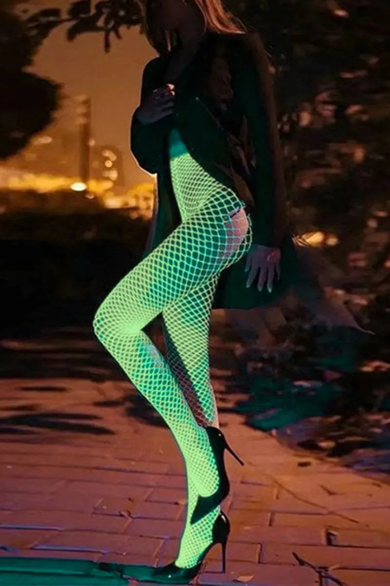 PM0402 Luminous Fishnet Tights