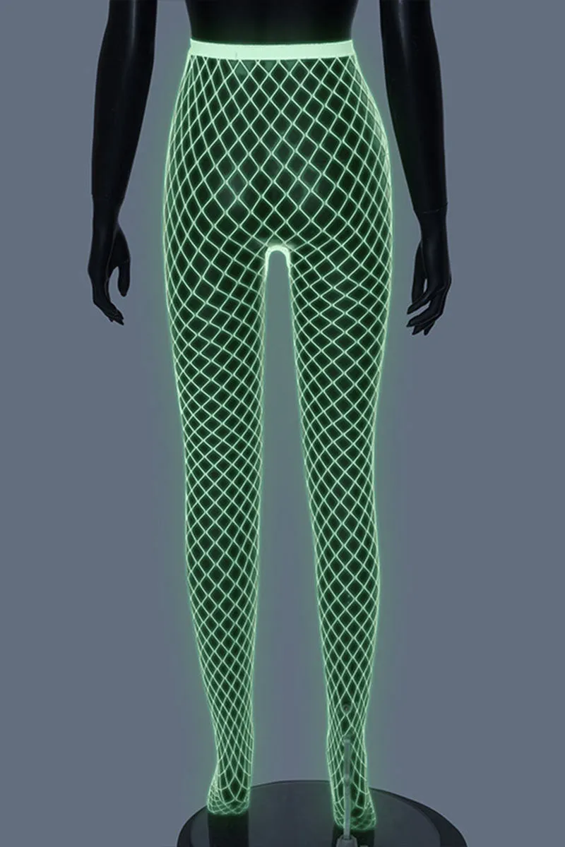 PM0402 Luminous Fishnet Tights