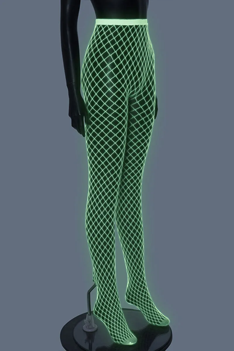 PM0402 Luminous Fishnet Tights
