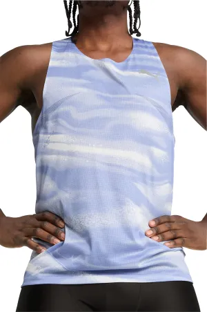 Puma Raceday UltraSpun Graphic Mens Running Vest - Blue