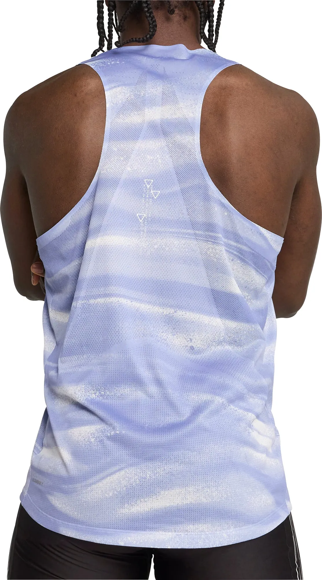 Puma Raceday UltraSpun Graphic Mens Running Vest - Blue