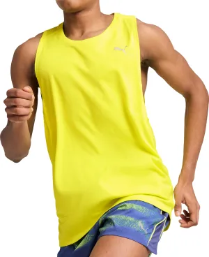 Puma Velocity Mens Running Vest - Yellow