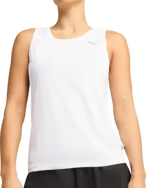 Puma Velocity Womens Running Vest Tank Top - White