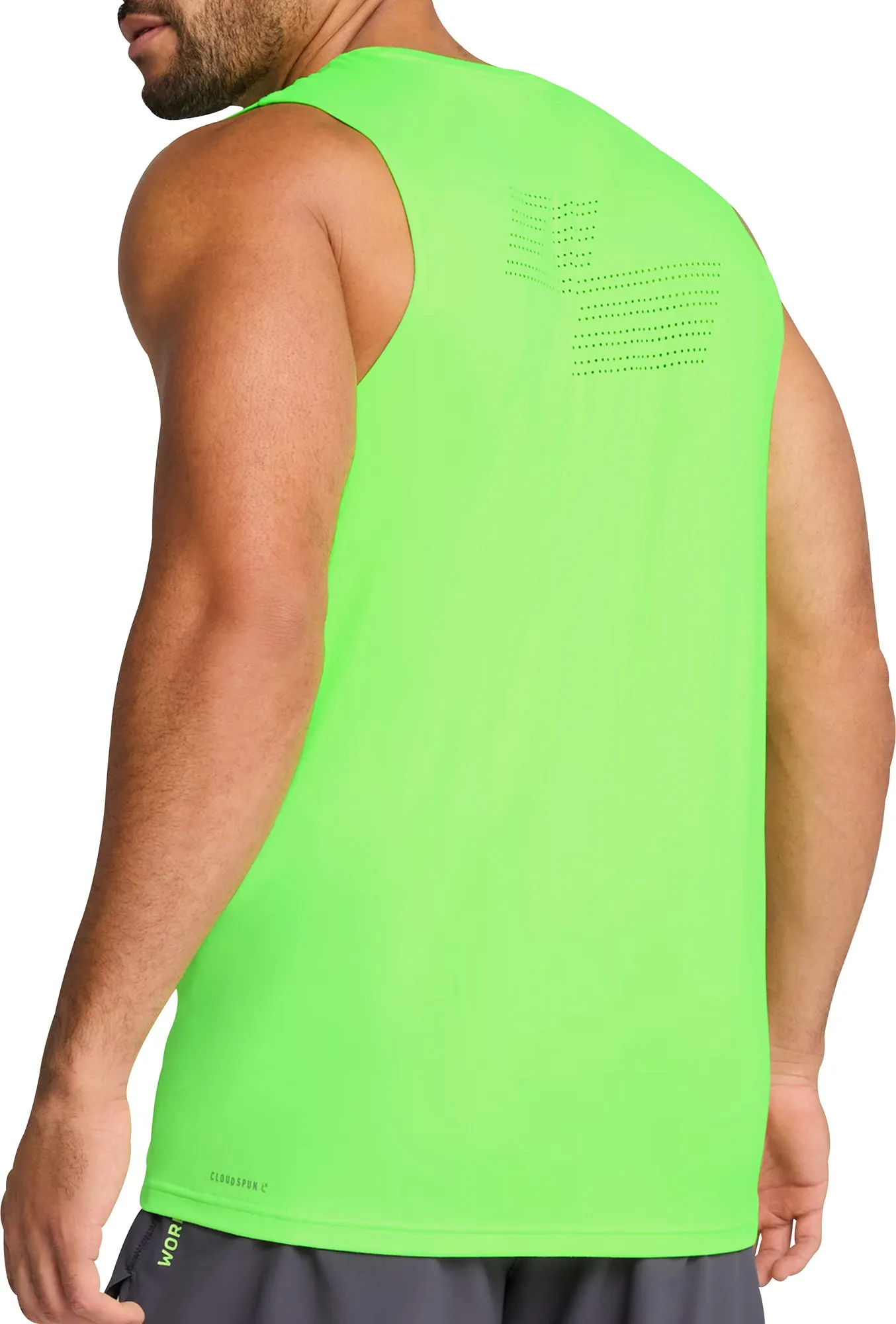 Puma X HYROX Cloudspun Mens Training Vest - Green
