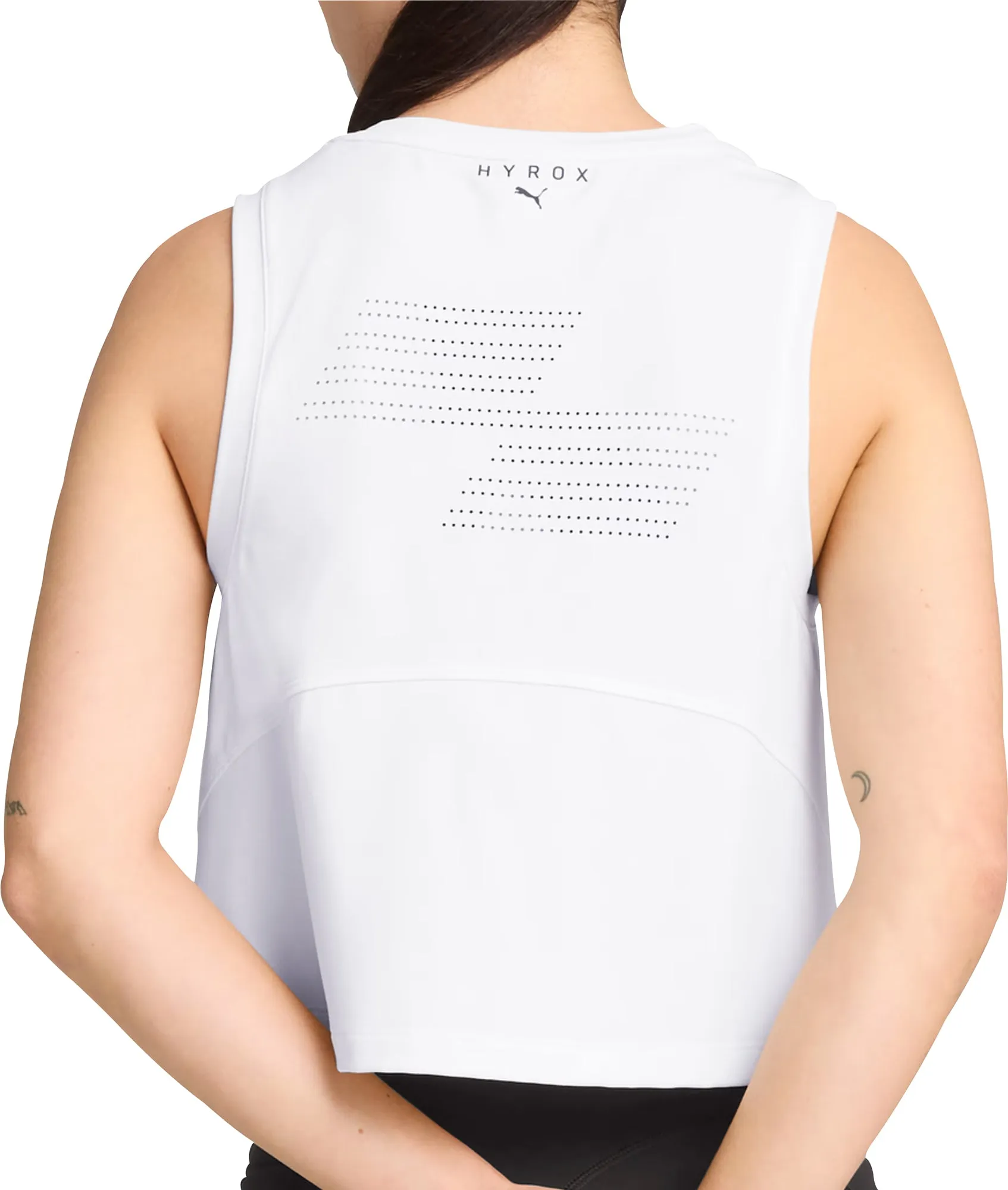 Puma X HYROX Cloudspun Womens Training Vest Tank Top - White