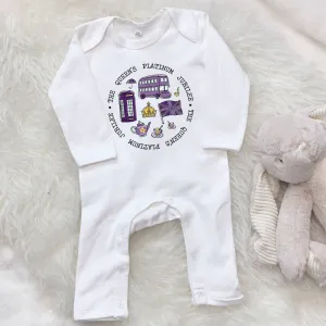 Queen's Platinum Jubilee Baby Rompersuit