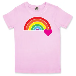 Rainbow Heart Kid's Tee