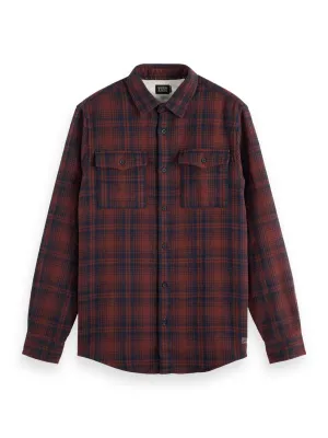 Regular Fit Flannel Shirt - Brown Check